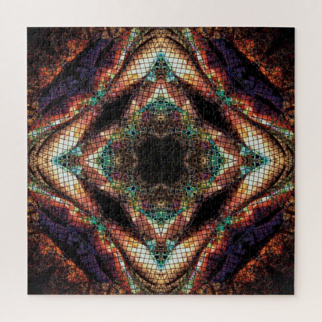 Quebra-cabeça Fogo Mosaico (Vertical)