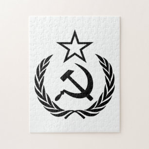 Quebra-cabeça Foice e Martelo, URSS, CCCP, Comunismo