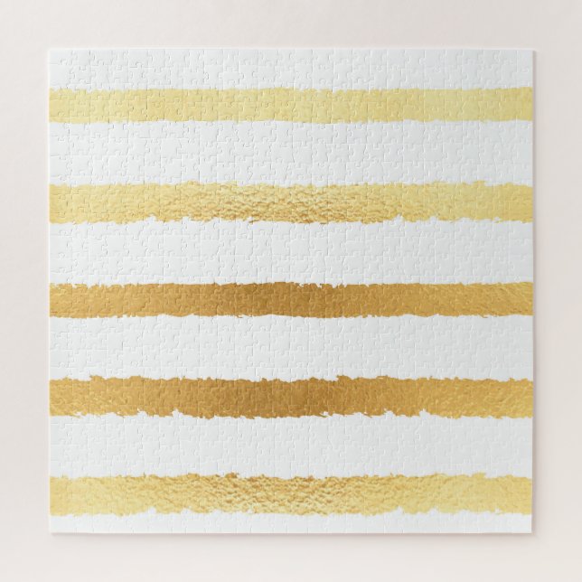 Quebra-cabeça Folha de ouro, padrão perfeito de vinheta. (Vertical)