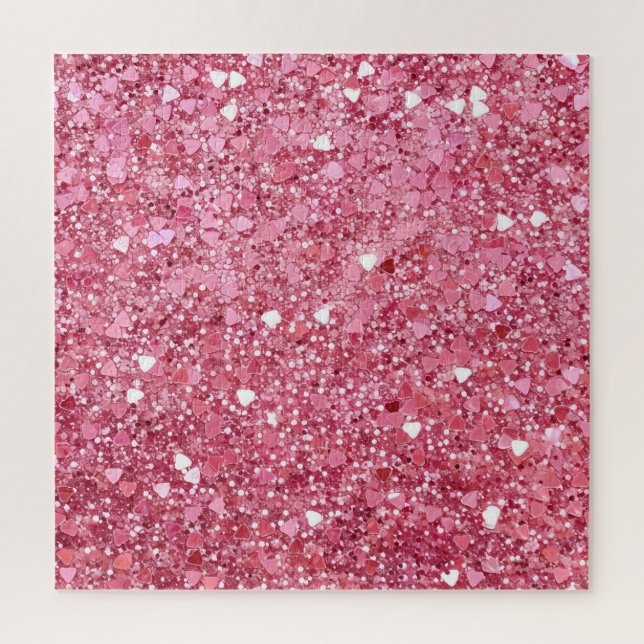 Quebra-cabeça Folha Rosa Pastel (Vertical)