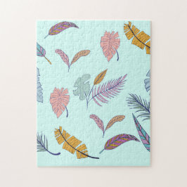 Quebra-cabeça Folhas