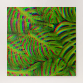 Quebra-cabeça Folhas Arco-íris