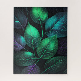 Quebra-cabeça Folhas de Jeweltone