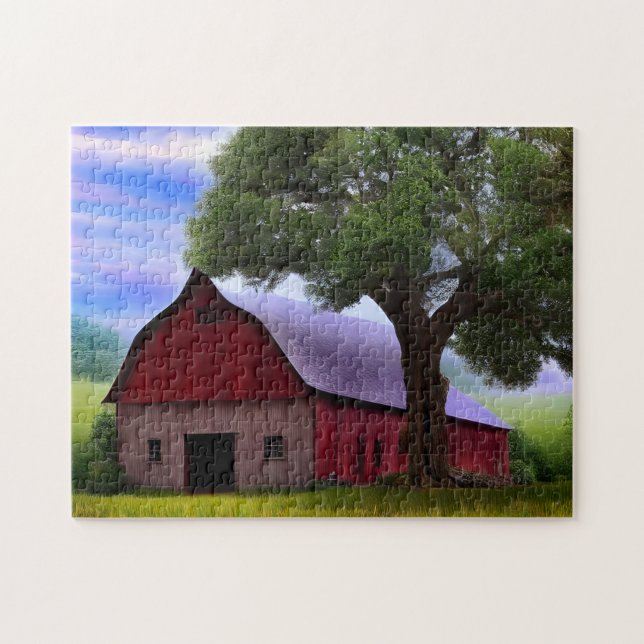 Quebra-cabeça Folhas de Mapeamento Russo de outono Picturesco (Horizontal)