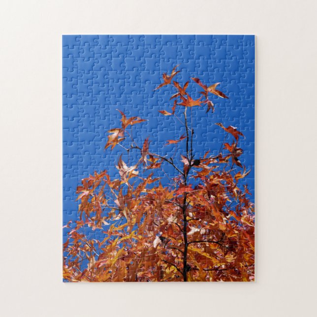 Quebra-cabeça Folhas de Maple (Vertical)