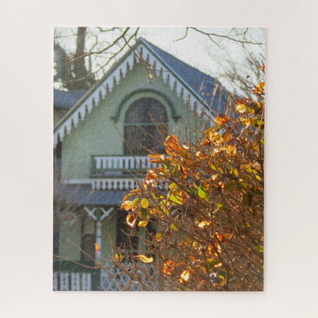 Quebra-cabeça Folhas de ouro e pão-de-gengala - Vinha de Martha (Vertical)