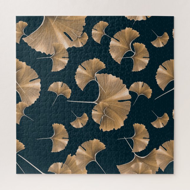 Quebra-cabeça Folhas de palma de ginja tropical, padrão havaiano (Vertical)