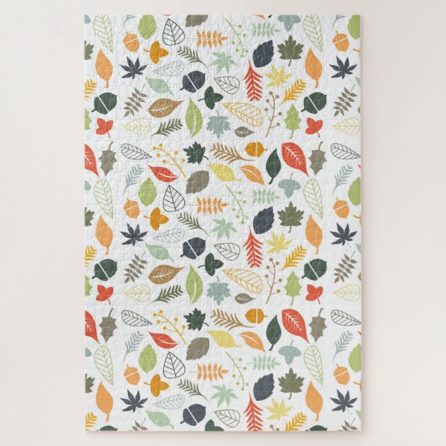 Quebra-cabeça - Folhas de queda (Vertical)