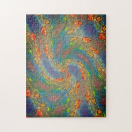 Quebra-cabeça Folhas de queda