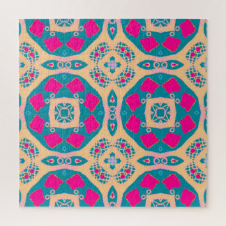 Quebra-cabeça Folheto tradicional, peruana, padrão de azulejos