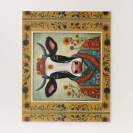 Quebra-cabeça Folk Art Floral