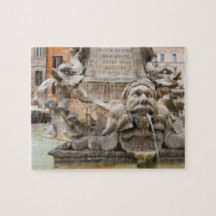 Quebra-cabeça Fontana del Panteão (1575) projetou por Giacomo 2