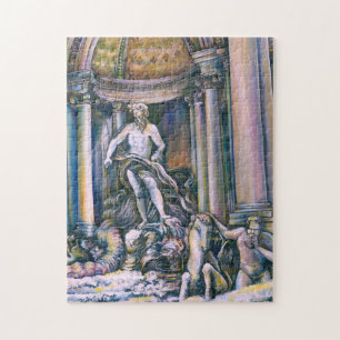 Quebra-cabeça Fontana Di Trevi, Roma, Itália