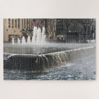 Fonte congelada Sexta Avenida Nova Iorque NYC