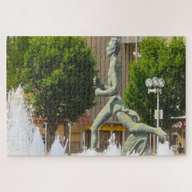 Quebra-cabeça Fonte de Água Corredor Olímpico Saint Louis (Horizontal)