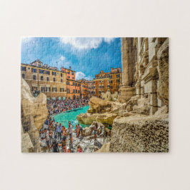 Quebra-cabeça Fonte de Trevi Roma.