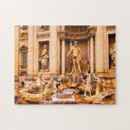 Quebra-cabeça Fonte de Trevi Roma.