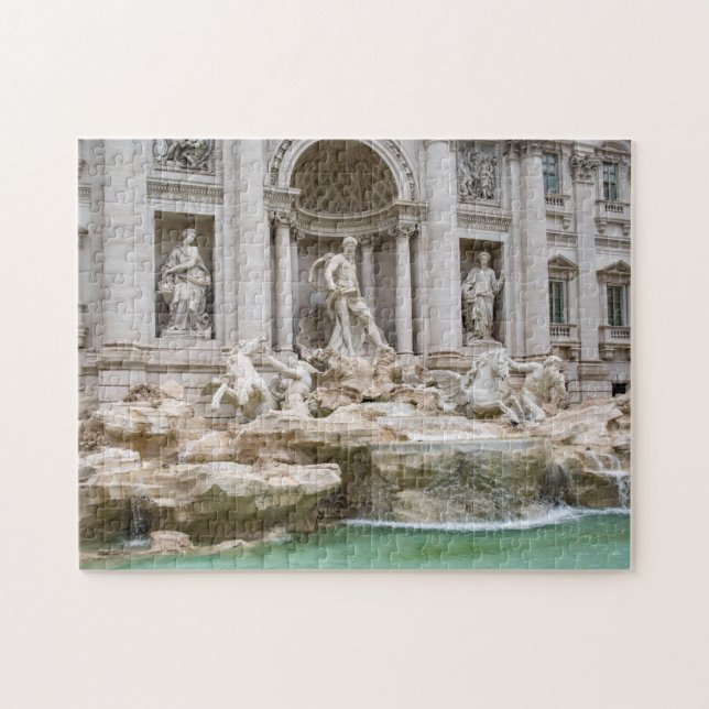 Quebra-cabeça Fonte de Trevi Roma Itália (Horizontal)