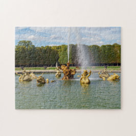 Quebra-cabeça Fonte do Dragão no jardim de Versalhes - França