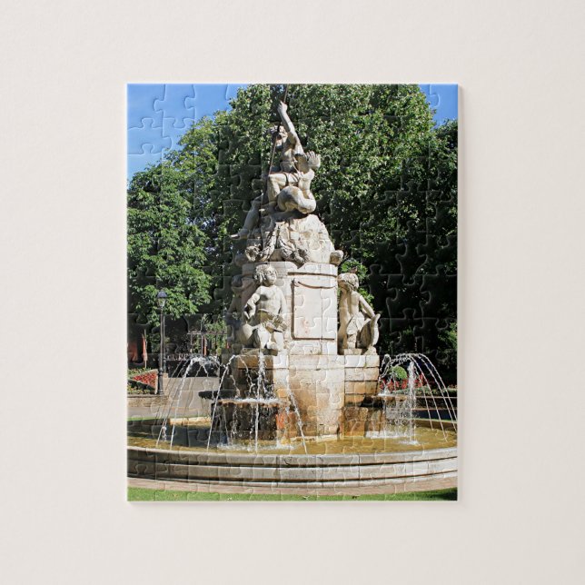 Quebra-cabeça Fonte em Leon, El Camino (Vertical)