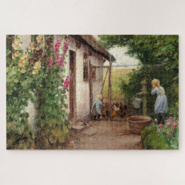 Quebra-cabeça Fora da fazenda - H.A. Brendekilde