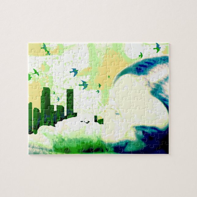 Quebra-cabeça fora do alcance. (Horizontal)