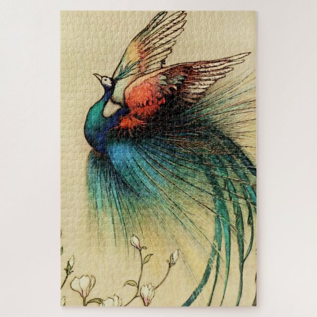 Quebra-cabeça “Fora do Fogo” por Warwick Goble (Vertical)