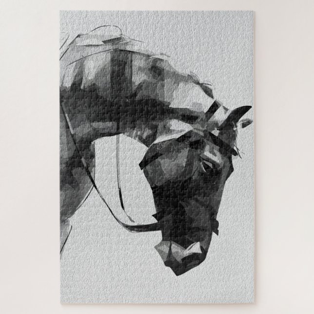 Quebra-cabeça Força Equina em Monocromia (Vertical)