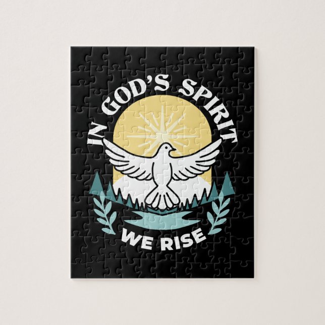 Quebra-cabeça Força Espiritual em Deus - Assustador do Cristão (Vertical)