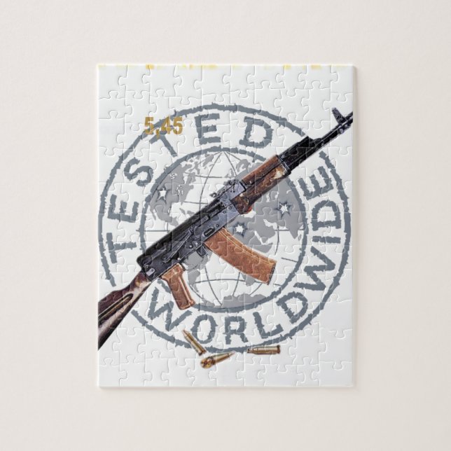 QUEBRA-CABEÇA FORÇAS ARMADAS RARAS DA ARMA DO KALASHNIKOV DO (Vertical)