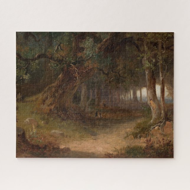 Quebra-cabeça Forest Edge - Józef Szermentowski (Horizontal)