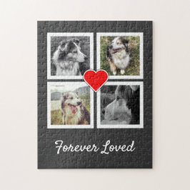 Quebra-cabeça Forever Loved Pet Memorial with Photos
