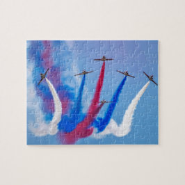 Quebra-cabeça Formação Aerobatic de festival aéreo da equipe da