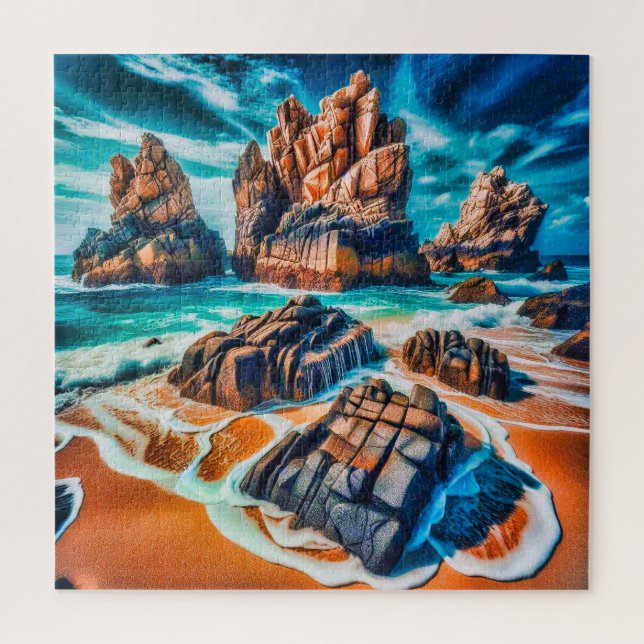 Quebra-cabeça Formação de rochas revestidas (Vertical)