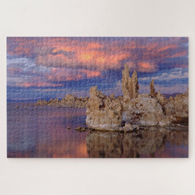 Quebra-cabeça Formações de Tufa no Lago Mono (Horizontal)