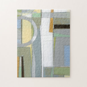 Quebra-cabeça Formas Abstrato geométricas coloridas