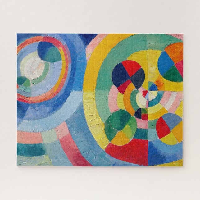Quebra-cabeça Formas Circulares | Robert Delaunay | (Horizontal)