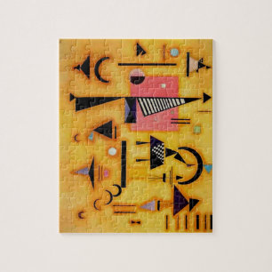 Quebra-cabeça Formas Geométricas Rosa-Decisivas Abstrato de Kand