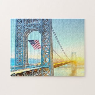 Quebra-cabeça Forte de conexão Lee NJ e Manhattan NYPlus de GWB
