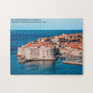 Quebra-cabeça Forte Medieval em Dubrovnik, Croácia