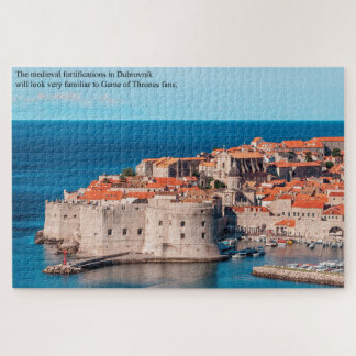 Quebra-cabeça Forte Medieval em Dubrovnik, Croácia Grande
