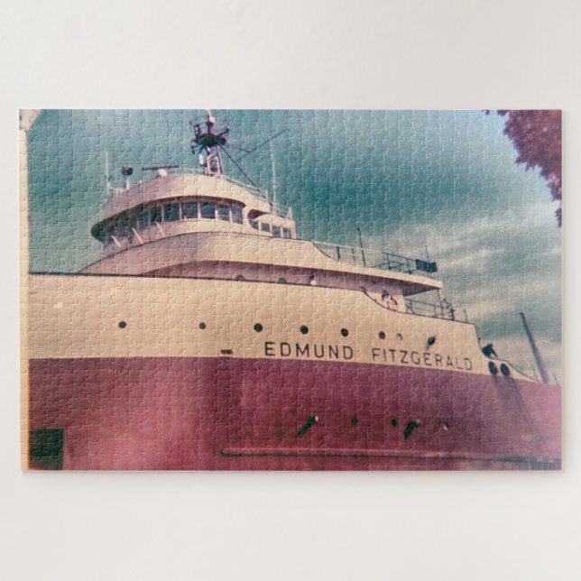 Quebra-cabeça Foto Antiga do Edmund Fitzgerald (Horizontal)
