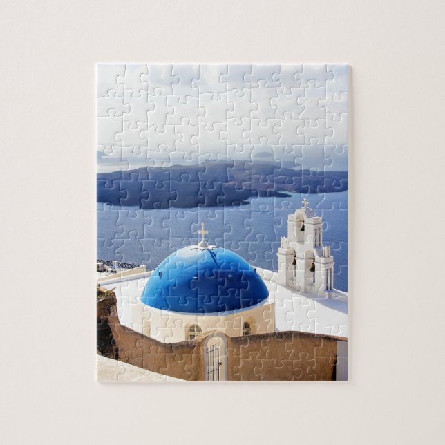 Quebra-cabeça Foto cêntrica do Viagem de Grécia do Mykonos (Vertical)