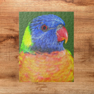 Quebra-cabeça Foto Colorida do Arco-Íris Lorikeet