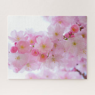 Quebra-cabeça LB 1000 peças romântico flor de cerejeira