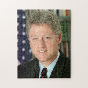 Quebra-cabeça Foto da Casa Branca do Presidente Bill Clinton