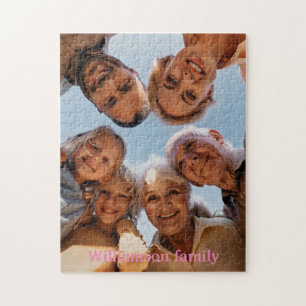 Quebra-cabeça Foto da família moderna
