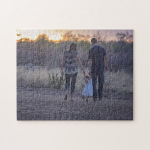 Quebra-cabeça Foto da família personalizada