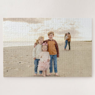 Quebra-cabeça Foto da Família Personalizada