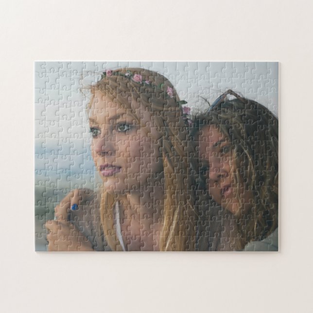 Quebra-cabeça Foto da família personalizada (Horizontal)